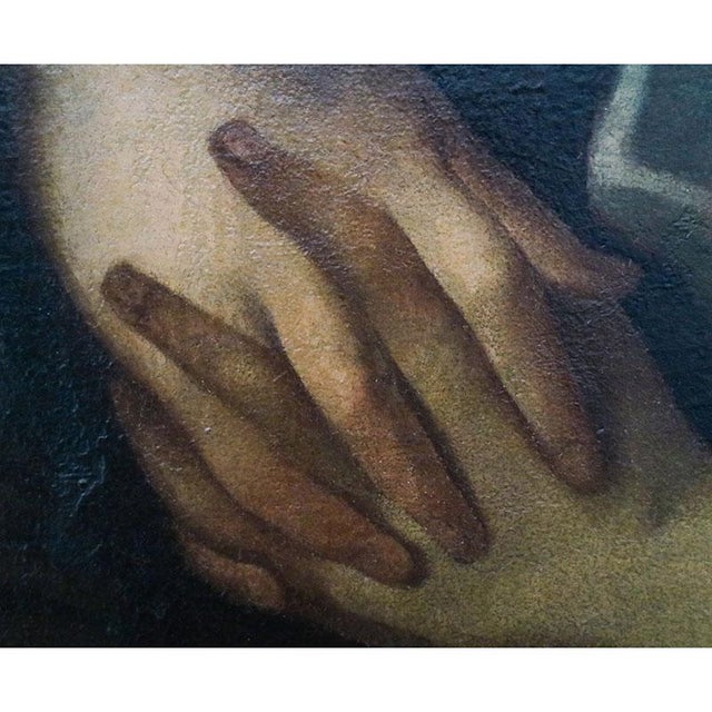 Circle of Giovanni Andrea Sirani, Mary Magdalene, 1600s, Oil on Canvas For Sale - Image 4 of 8