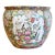Vintage Porcelain Mandarin Chinese Rose Fish Bowl Planter For Sale