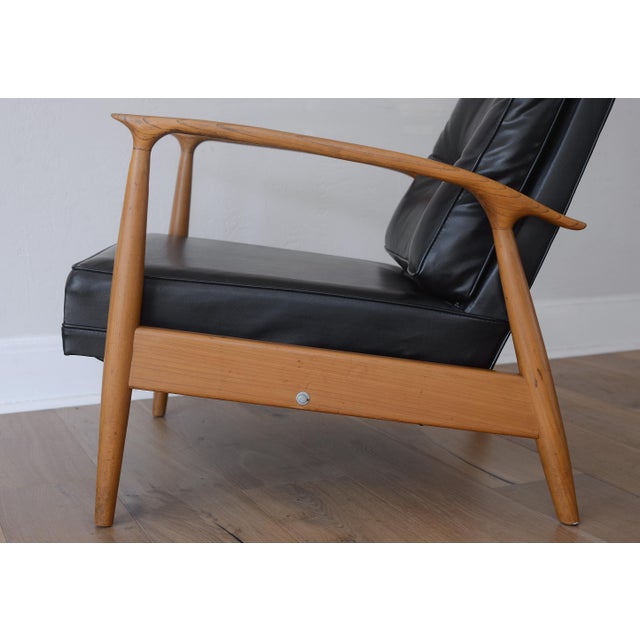 1950s MCM Milo Baughman for James Inc Reclining Lounge Chair For Sale - Image 16 of 18