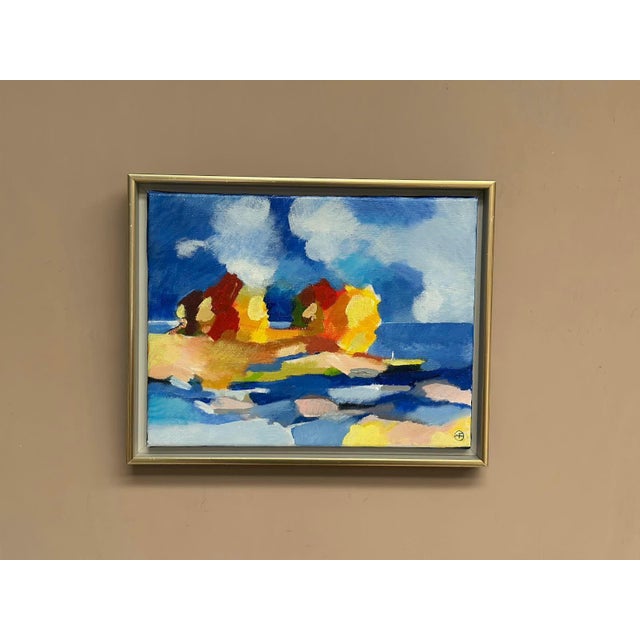 Anita Fröding, The Wandering Poet, 1950s, Oil Painting on Canvas, Framed For Sale - Image 8 of 18