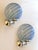 Glass Contemporary Blue Swirl “Rods” Murano Glass Wall Sconces-Set of Two For Sale - Image 7 of 7