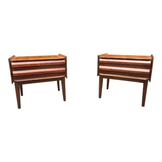 1960s Lane “First Addition” Nightstands - a Pair For Sale