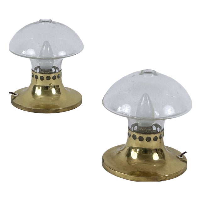 Mid-Century Modern Bedside Table Lamps from Falkenbergs Belysning, 1950s, Set of 2 For Sale
