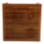 Børge Mogensen square teak wood coffee table with 2 wheels. The table top is patinated but in good condition. Designer:...