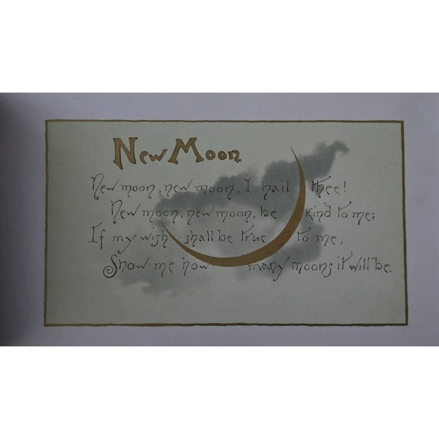 Illustration L. Prang 1889 Chromolithography Good Luck Book For Sale - Image 3 of 8