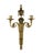 French Neoclassical Style Bronze/Brass Two-Arm Wall Sconces Set of 2 For Sale - Image 11 of 15