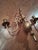Vintage Solid Brass Candle Wall Sconces- A Pair For Sale - Image 4 of 10