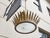 Mid 20th Century Spanish Gilt Metal Crown Chandelier with Frosted Glass Diffuser For Sale In Atlanta - Image 6 of 7