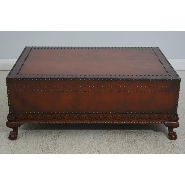 Age: Approx: 20 Years Old Details: Mahogany Carved Base Ball & Claw Feet High Quality Construction Chippendale Style...