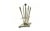 Art Deco Knife Stand from WMF, Germany, 1930s, Set of 7 For Sale - Image 6 of 6
