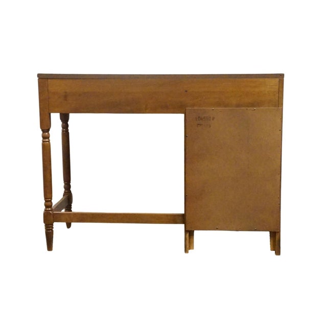 Ethan Allen Heirloom Nutmeg Maple CRP Custom Room Plan 40" Student Writing Desk 10-4550p For Sale - Image 11 of 12