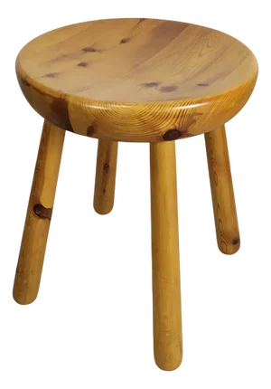 Mountain Stool attributed to Charlotte Perriand for Les Arcs, 1970s