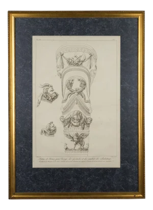 19th Century Vintage Giovanni Battista Piranesi Engraving Print