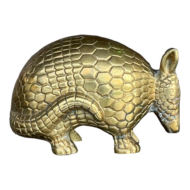 Vintage Boho Brass Armadillo For Sale