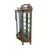 Victorian Antique European Revival Curved Glass Display Cabinet Early 20th Century For Sale - Image 3 of 9