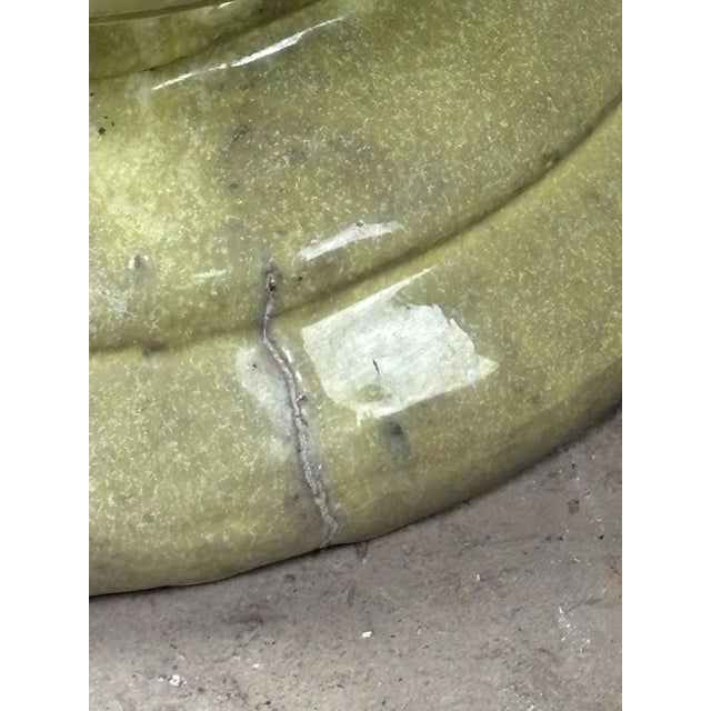 Green Large French Anduze Garden Urn in Green Glaze For Sale - Image 8 of 10