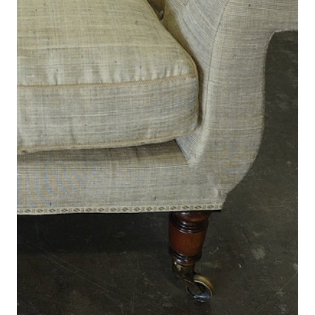 Overscaled William IV Style Library Armchair England, Circa 1920 A striking overscaled William IV style library armchair,...