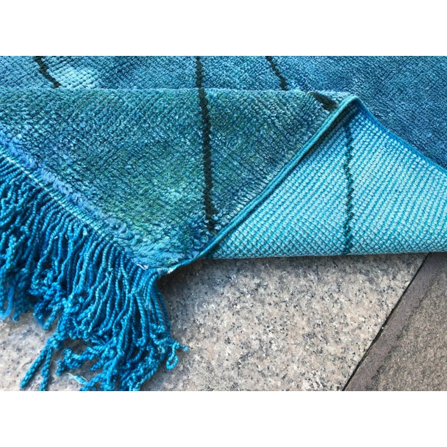 1960s Vintage Turkish Hemp Rug- 6′9″ × 9′9″ For Sale - Image 4 of 11