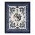 1890s Ivory and Blue Antique Cloud Band Design Chinese Dragon Peking Rug For Sale