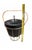 Wood 1950s Atomic Wire Cage Pyrex Ice Bucket, Attributed to Ernest Sohn For Sale - Image 7 of 7