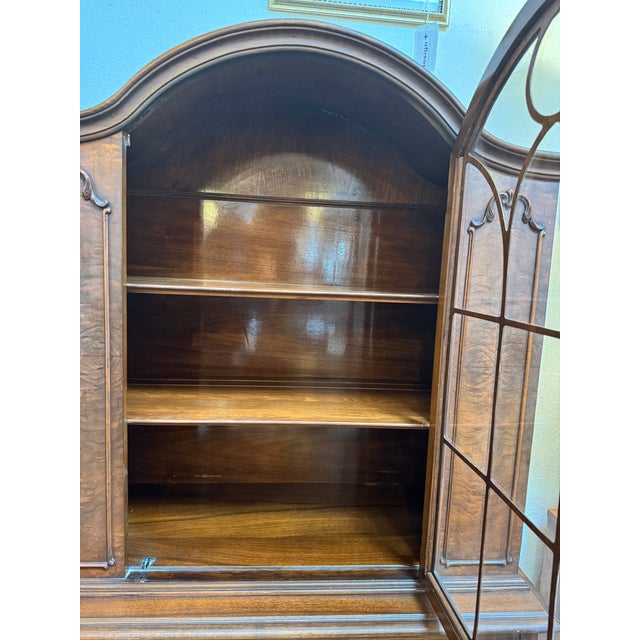 Queen Anne Mahogany China Cabinet, Antique For Sale In San Francisco - Image 6 of 12