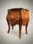 Mahogany and Kingwood Veneer Bombe Bedside Lockers with Marble Tops, Set of 2 For Sale - Image 3 of 5