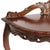 Antique Venetian Mahogany Demilune Console by Eugenio Quarti For Sale - Image 4 of 14