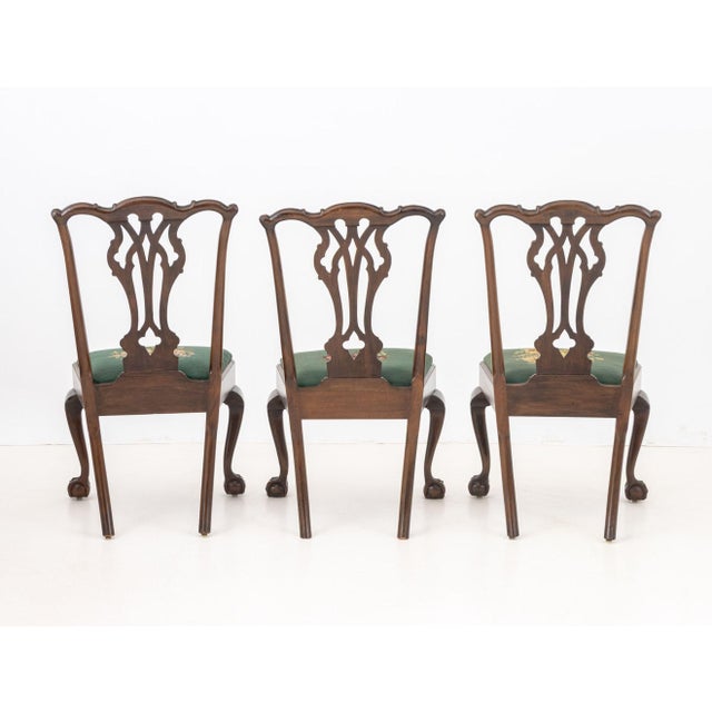 George III Style Mahogany Dining Chairs, 8 For Sale - Image 14 of 18