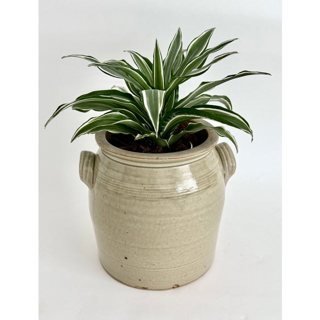 French Provincial French Stoneware Confit Pot #5 For Sale - Image 3 of 9