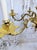 1930's Ornate Bronze Chandelier With Crystal Pendant For Sale - Image 9 of 12