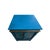 1990s Distressed Teal Green Golden Floral Graphic Side End Table Nightstand For Sale - Image 5 of 11