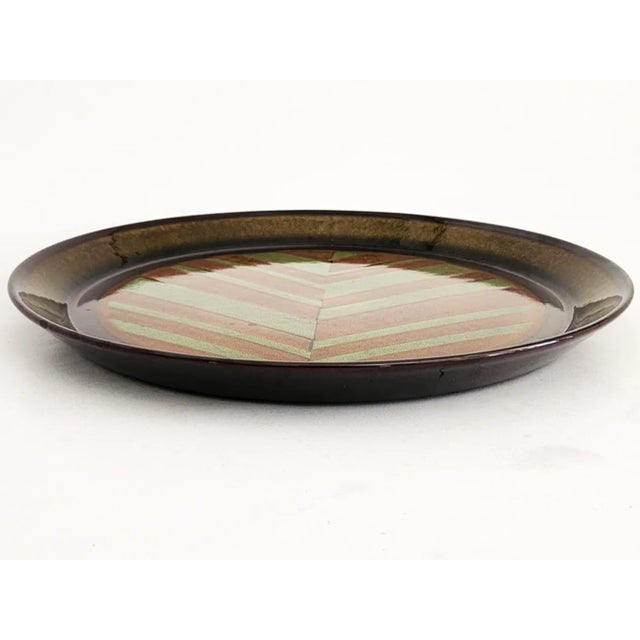 Mid-Century Modern Vintage Mikasa Platter in Tahoe Pattern For Sale - Image 3 of 8