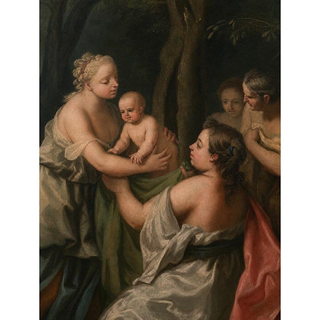 Jacopo Amigoni, The Birth of Adonis, 1800s, Oil on Canvas For Sale - Image 3 of 7