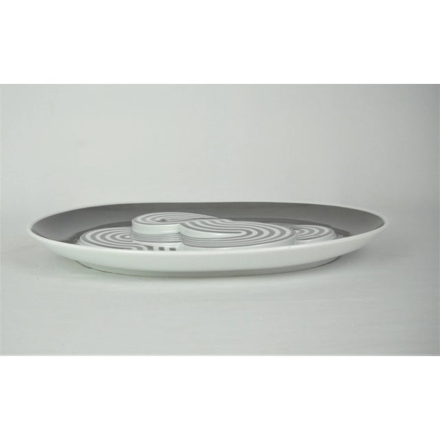 Ceramic Jahresteller Rosenthal 3-D Platter For Sale - Image 7 of 10