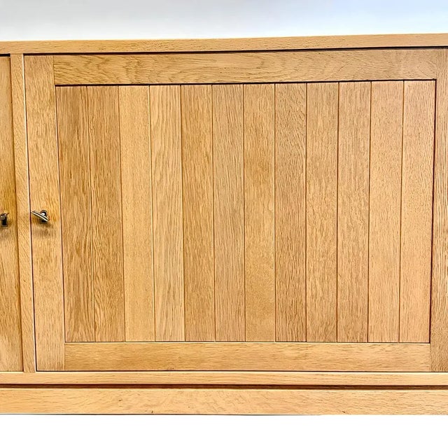 Mid-Century Modern Sideboard in Oak with Brass Fittings attributed to Kurt Ostervig for A/S Randers, Denmark, 1960s For Sale - Image 18 of 18