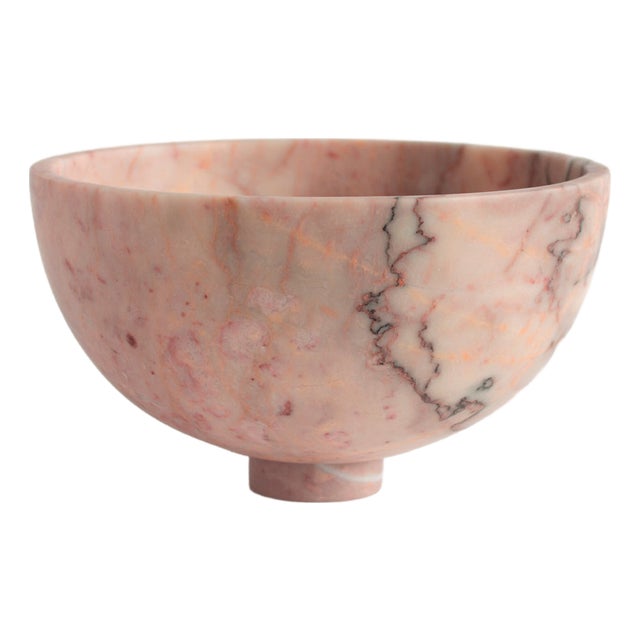 Pink Marble Fruit Bowl from Kiwano Concept For Sale