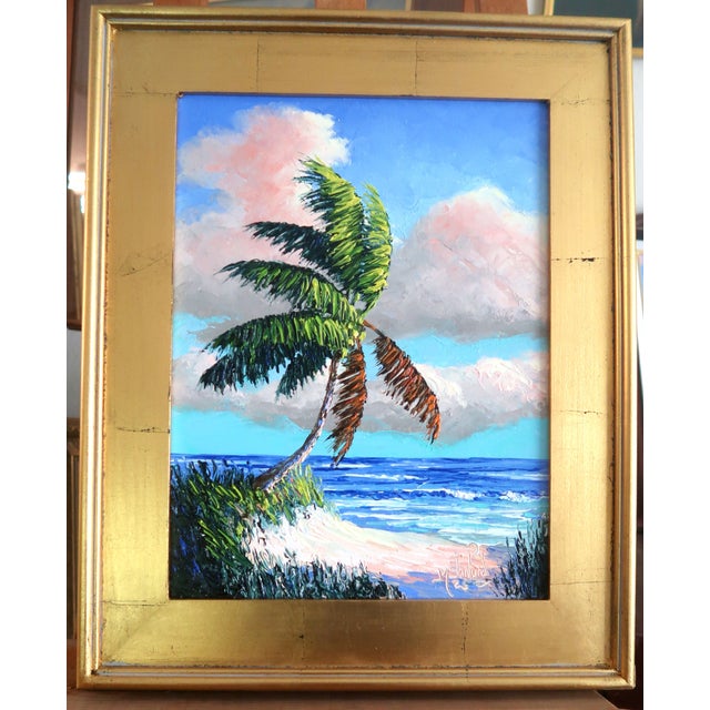 Mark Stanford (American B. 1959 - ) - Sculpture in Oils. "Coconut Trail" Signed Oil on Canvas With Coa For Sale - Image 9 of 9