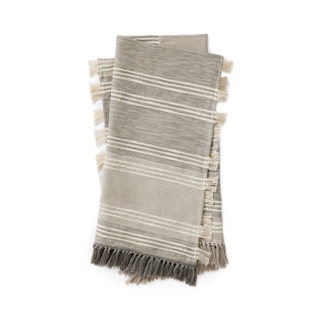 Created for Amber Lewis x Loloi, this offset-stripe throw epitomizes interior designer Amber Lewis’s layered approach to...