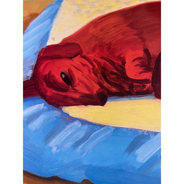David Hockney, Dog Paintings 43 Salts Mill 1995. 1853 Gallery Salts Mill Saltaire Yorkshire, Copyright David Hockney, Printed in Uk For Sale - Image 12 of 16