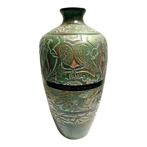 Antique Early 1900's Handmade Art Nouveau Studio Art Pottery Large Vase