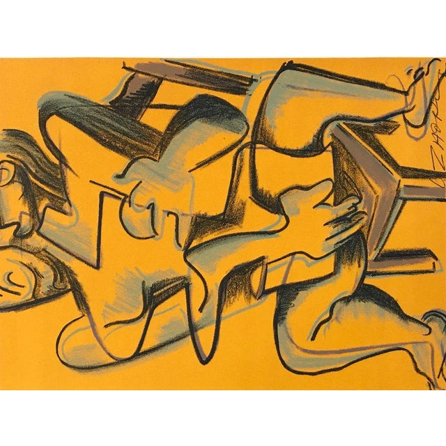 Zadkine's lithography that embodies the book of the Labors of Hercules. Edited by Czwiklitzer, Paris 1960 on vellum paper....