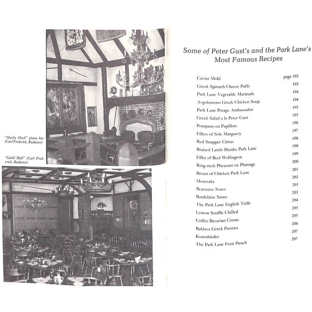 "Your Host, Peter Gust: Of the Park Lane Restaurant - His Story" 1979 Taussig, Ellen For Sale - Image 10 of 12