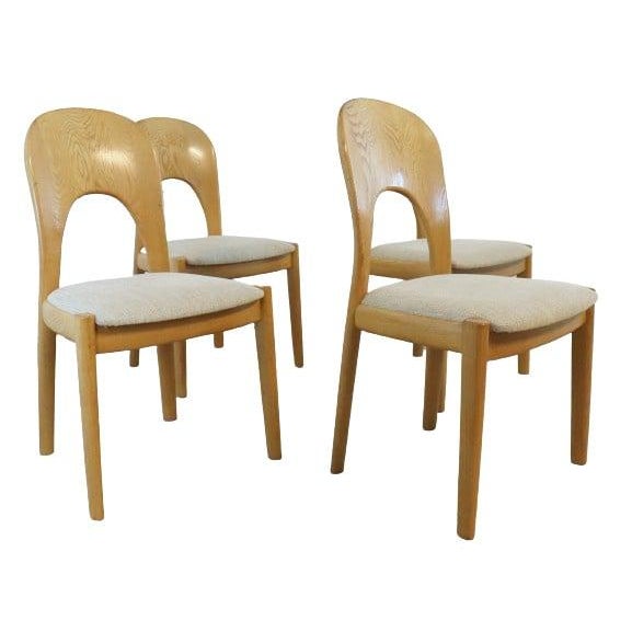Light Oak Chairs by Niels Koefoed for Koefoeds Møbelfabrik, Set of 4 For Sale - Image 16 of 16