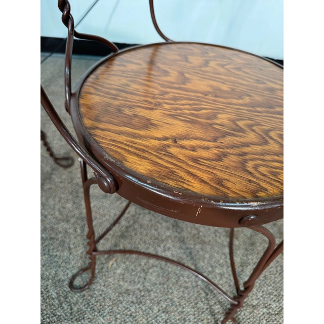 Early 20th Century Ice Cream Parlor Chairs- Set of 3 For Sale - Image 9 of 11