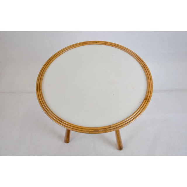 Mid-Century Modern Birch Side Table with Laminated Top, 1940s For Sale - Image 3 of 8