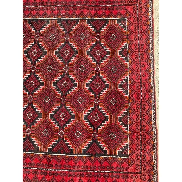 Textile Vintage Wool Baluch Rug, 1950s For Sale - Image 7 of 18