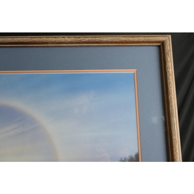 Blue “The Witness” by Donald Vann – Triple Signed Limited Edition Lithograph, 374/950 (2005) For Sale - Image 8 of 11