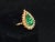 GIA certified 8.46CTS diamond & emerald 18K solid gold ring. This ring features a huge 6.81CT natural Zambian emerald. The...