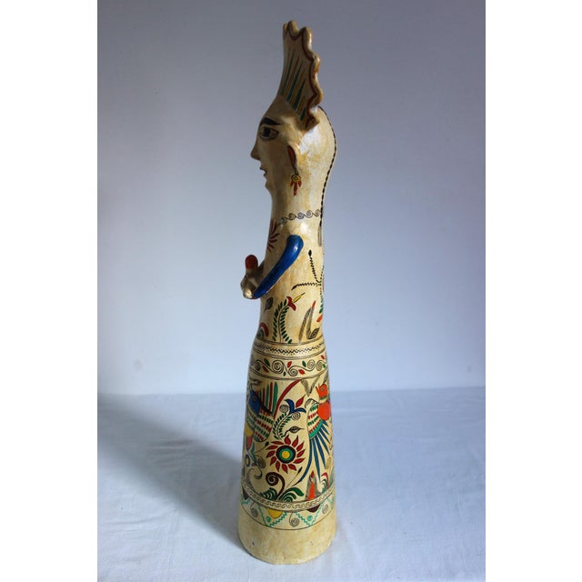 Ceramic Large Traditional Tonala Ceramic Sculpture, Mexico, 1800s For Sale - Image 7 of 15