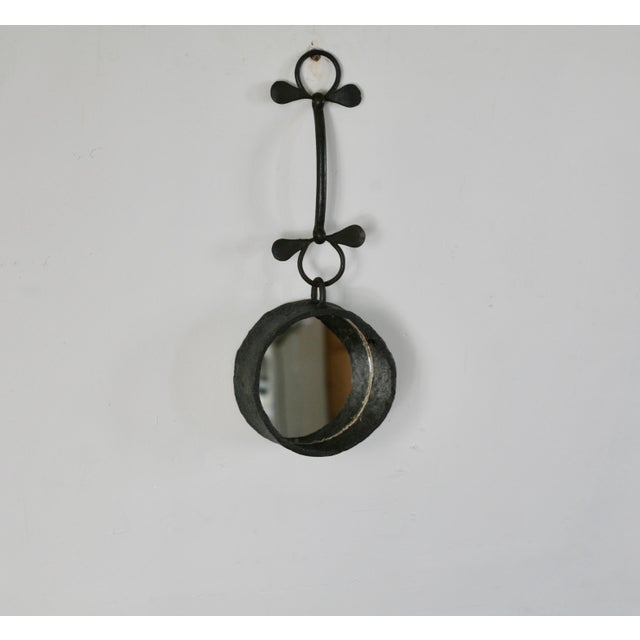 Metal Hanging Mirror, 1950s For Sale - Image 17 of 17